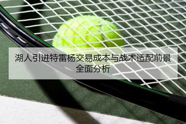 湖人引进特雷杨交易成本与战术适配前景全面分析